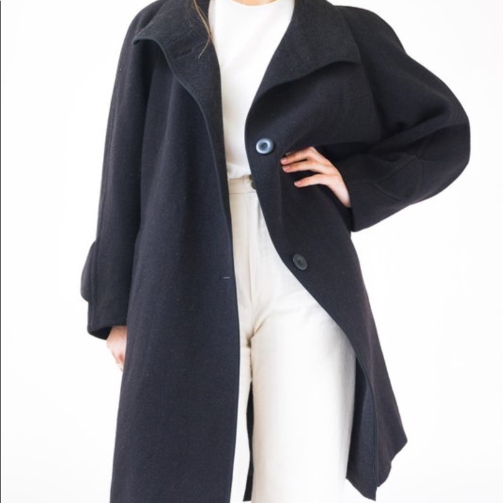 Vintage wool berlin coat